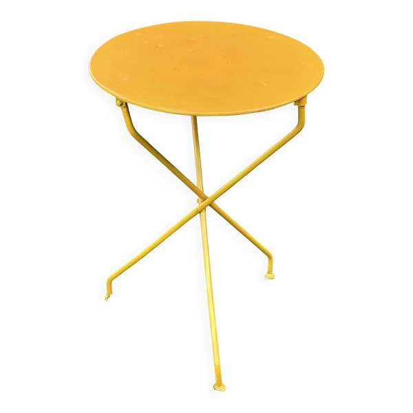 Table guéridon de jardin 1930 fer forgé