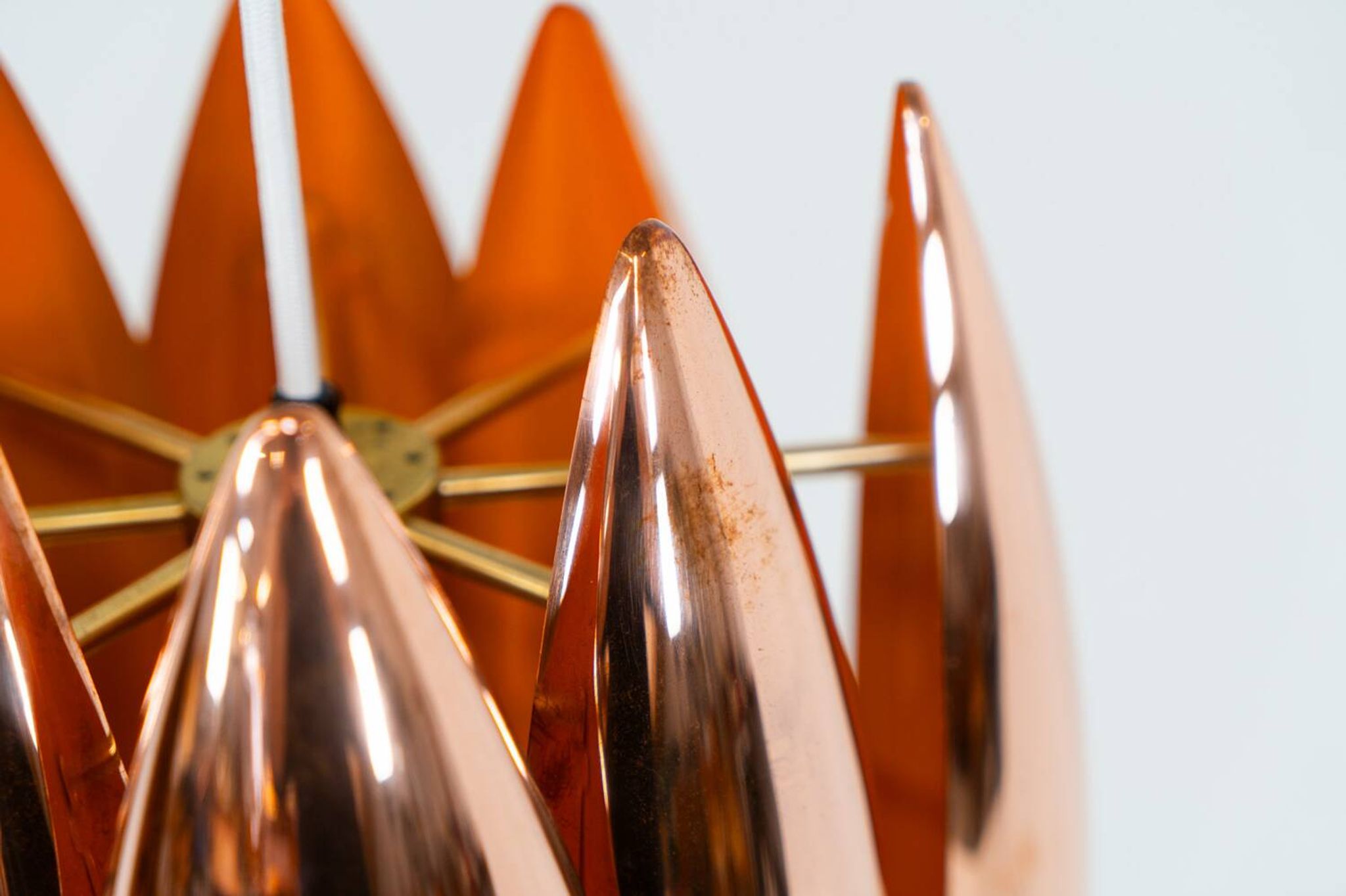 Copper suspension "Kastor" by Jo Hammerborg for Fog & Mørup