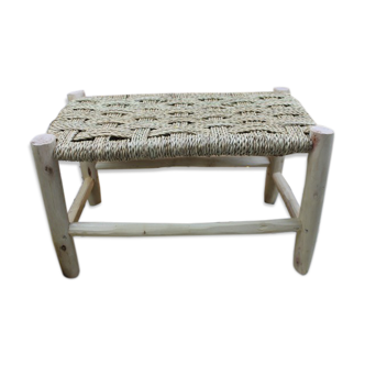 Traditional Moroccan bench