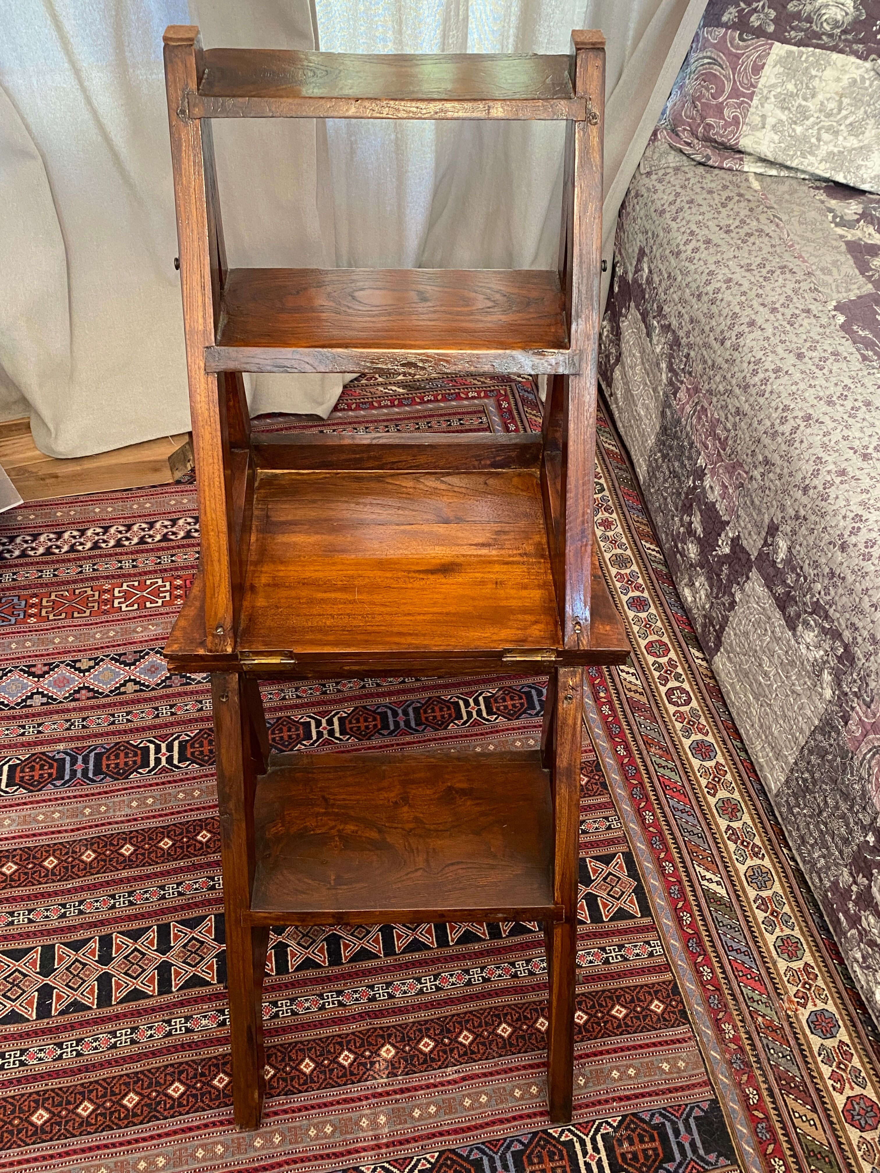 Solid wood ladder chair