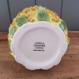 Pichet cruche barbotine ananas
