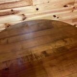 Table ronde style empire Louis Philippe en bois de merisier massif