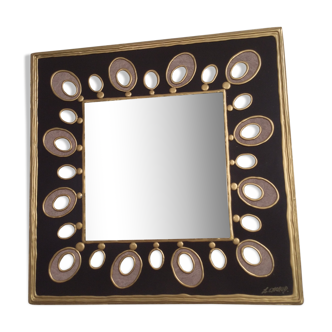 Mirror by Lydie Eyreaud 55x55cm