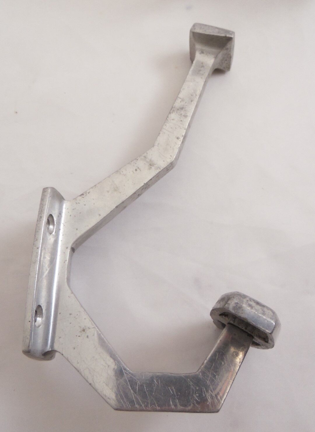 3 hooks vintage aluminum