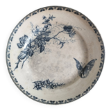 Ironstone plate Sarreguemines U&C "Carmen"