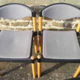 Set of 6 Strax chairs produced by Casala in 1989 design Hartmut Lohmeyer