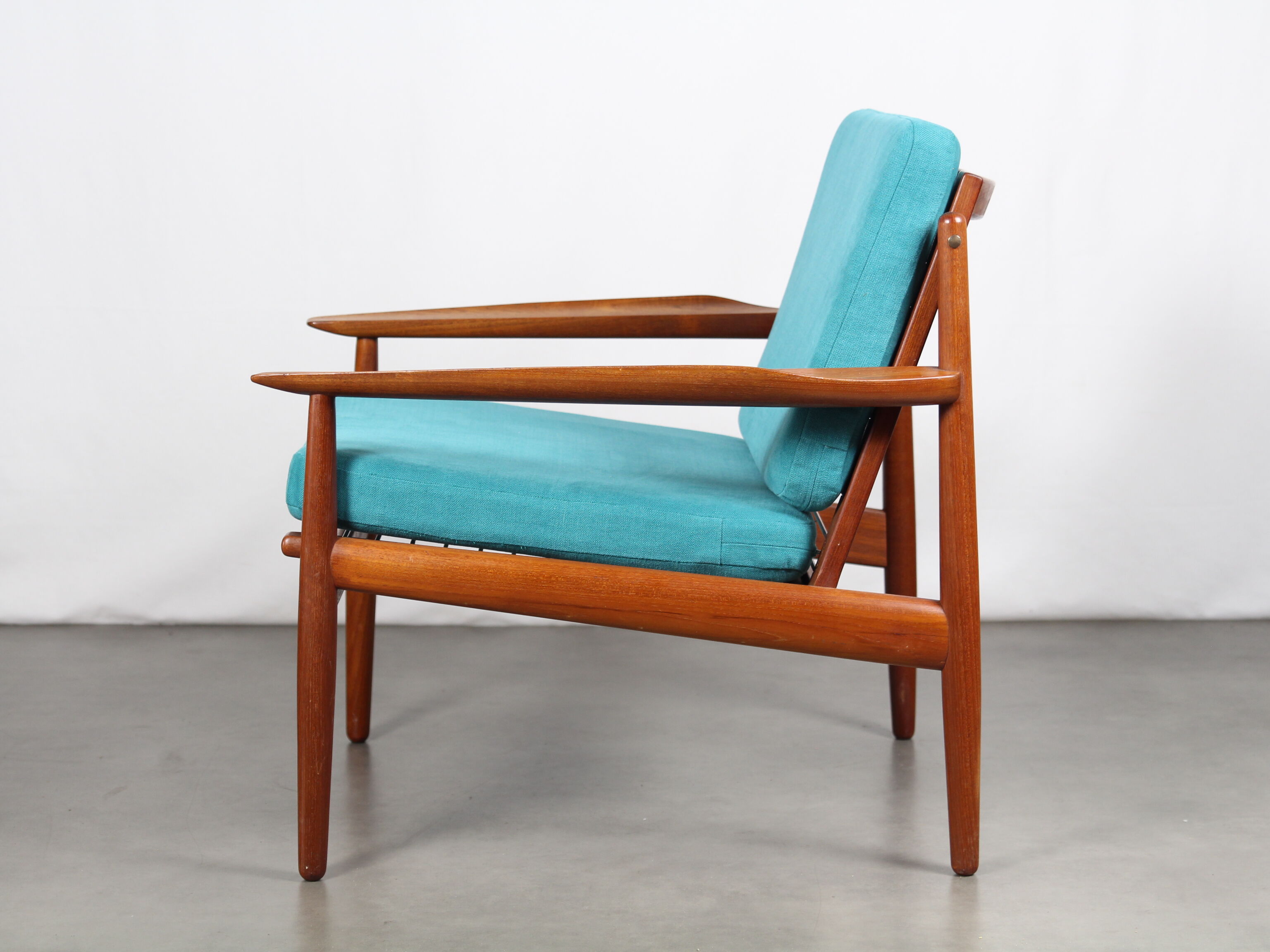 Scandinavian teak armchair by Arne Vodder for Gløstrup Mobelfabrik