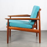 Scandinavian teak armchair by Arne Vodder for Gløstrup Mobelfabrik