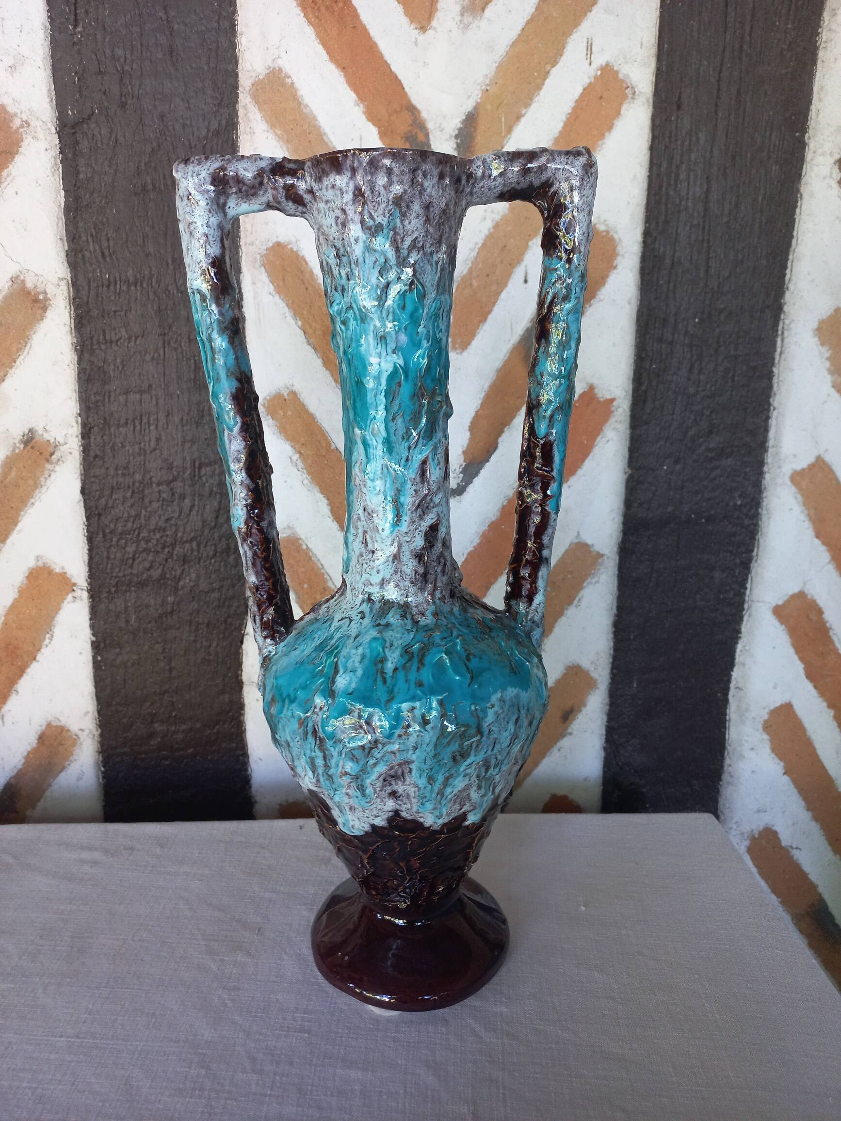 Large Vallauris amphora vase