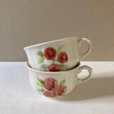 Tea cups, earthenware from Salins-les-Bains