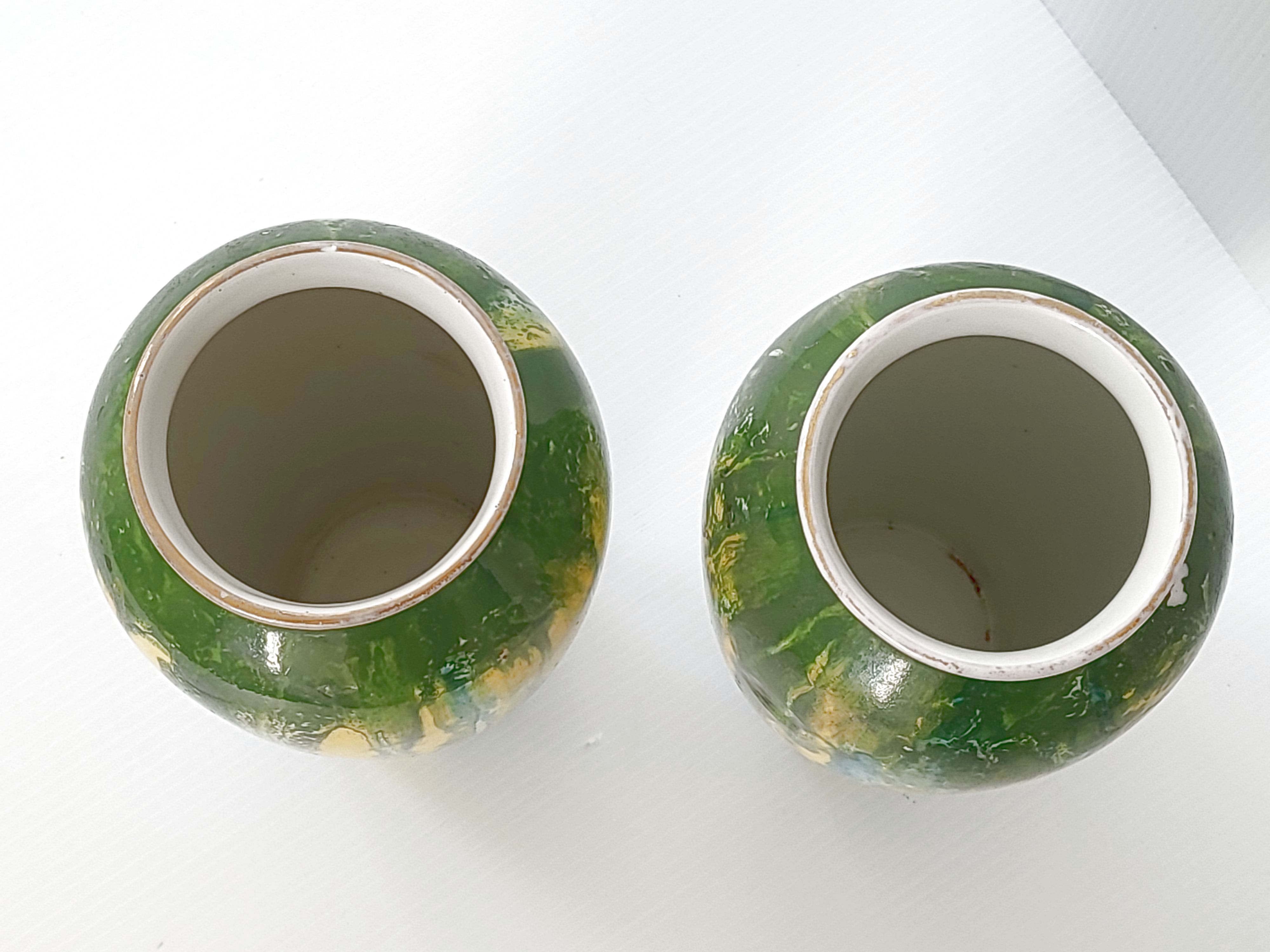 Pair of art deco vases