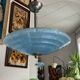 Large round ceiling light Clichy sky blue