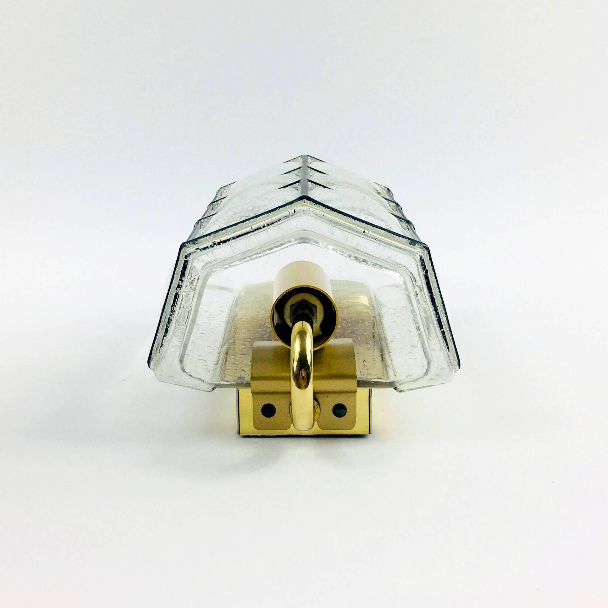 Pair of Mid-Century Bubble Glass Wall Lights/Sconces from Limburg, Germany, 1960s