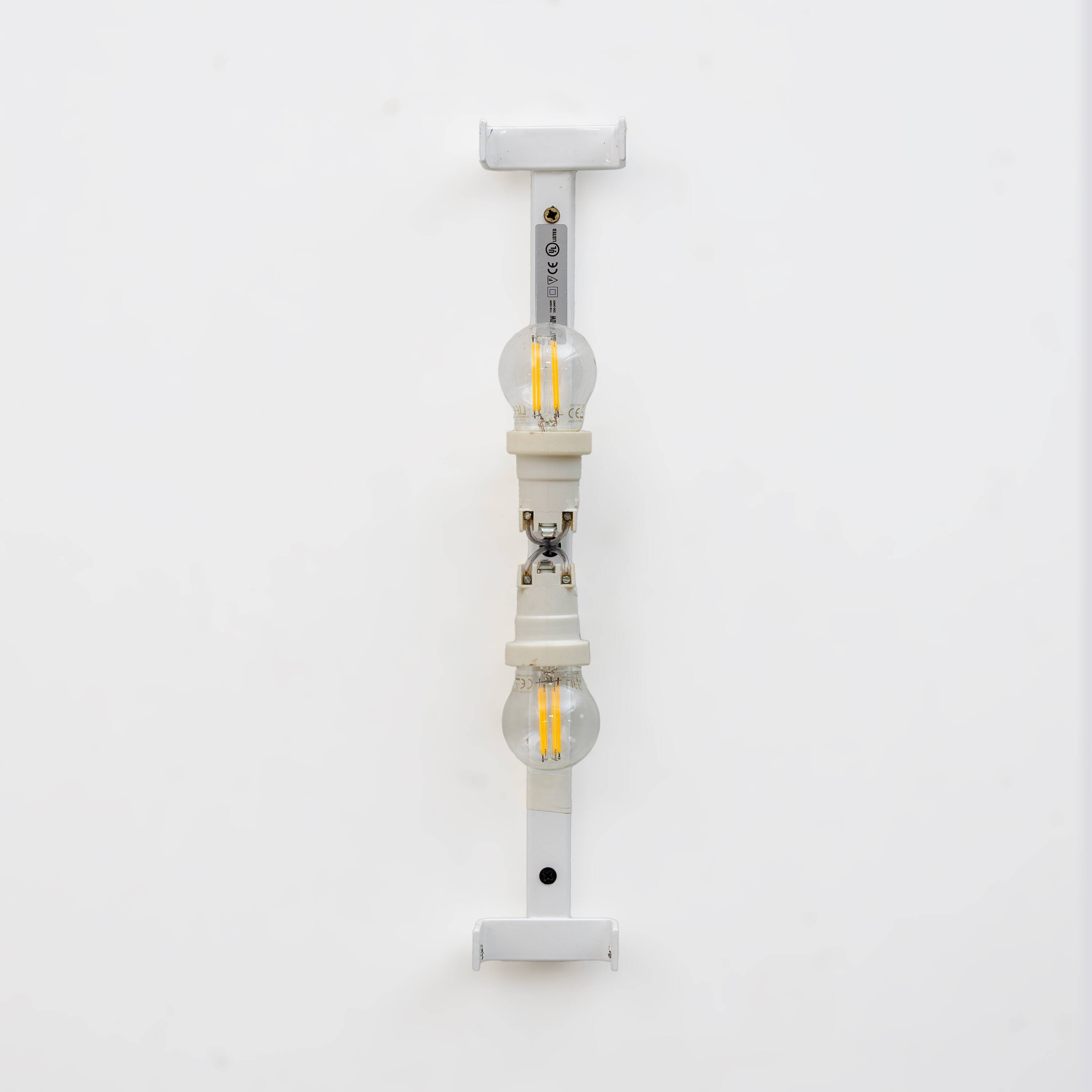 Pair of Mazzega-Style Crystal Natural Murano Glass Sconces