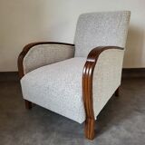 Restored 1930 art deco armchair