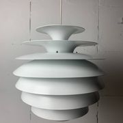 Danish Scandinavian artichoke "Barcelona" hanging pendant lamp by Bent Karlby, 1960s