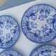 6 flat plates Creil and Montereau Flora