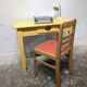 Yellow vintage table