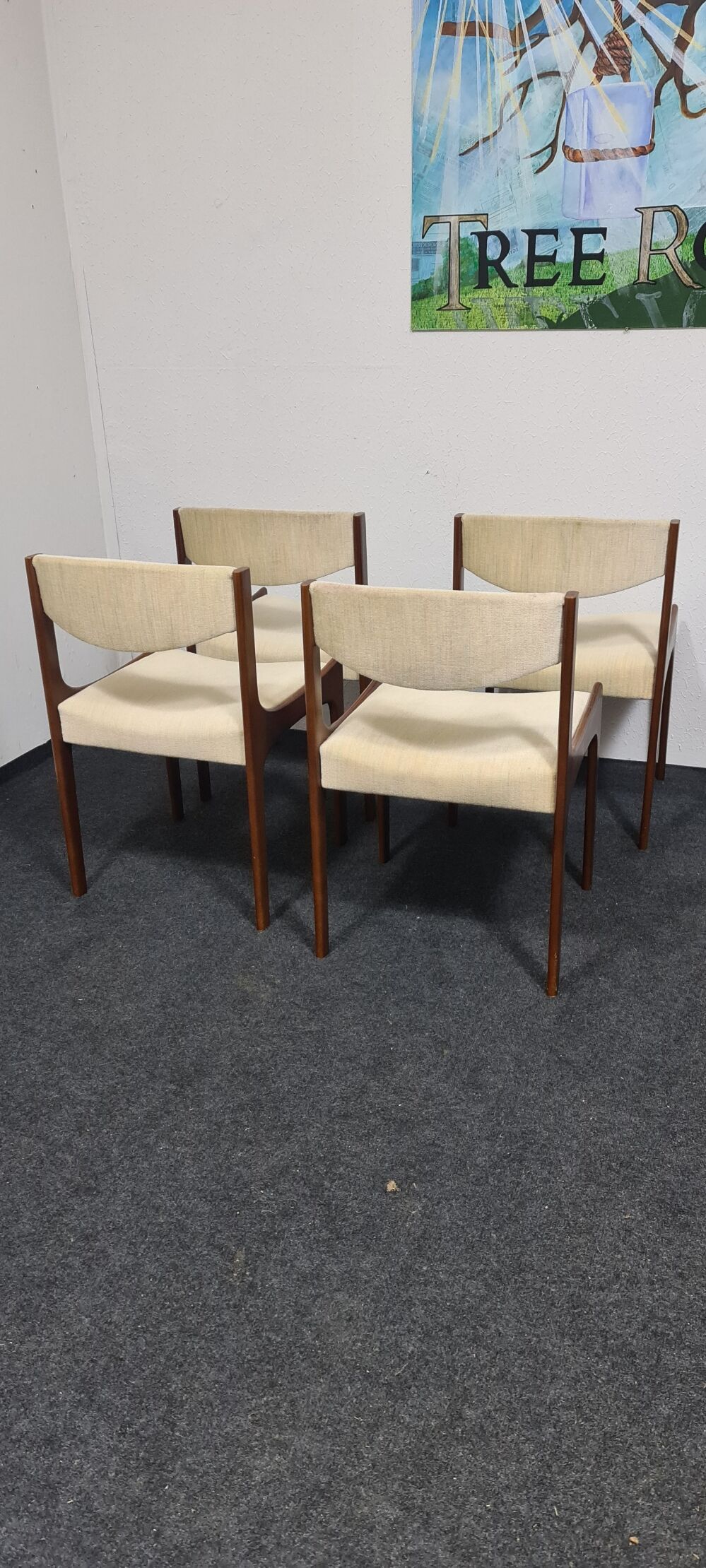 Vintage dining room table and chairs