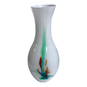 vase en opaline coloré