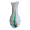 Vase en opaline coloré années 60