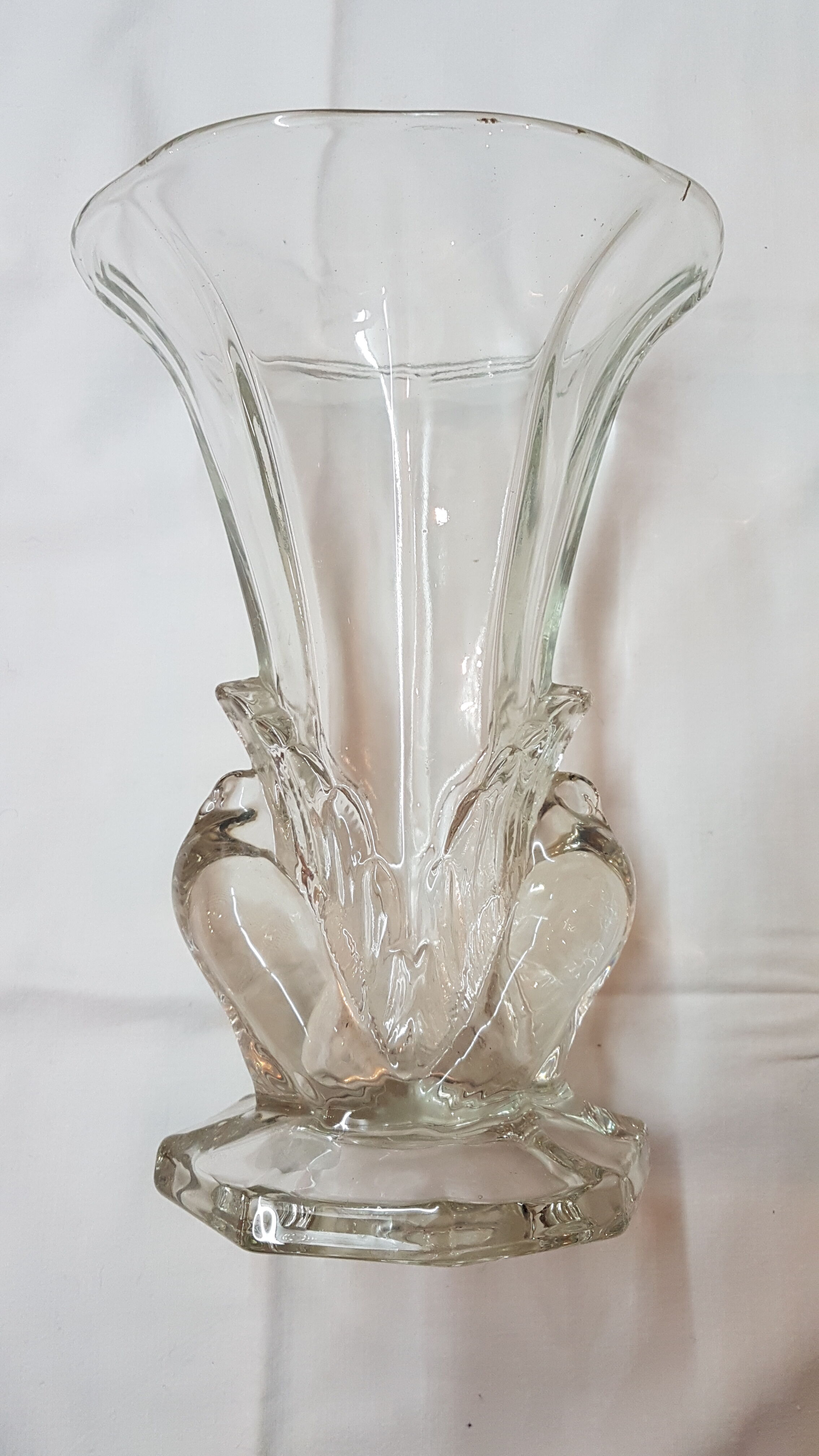 Pair of vases molded Crystal
