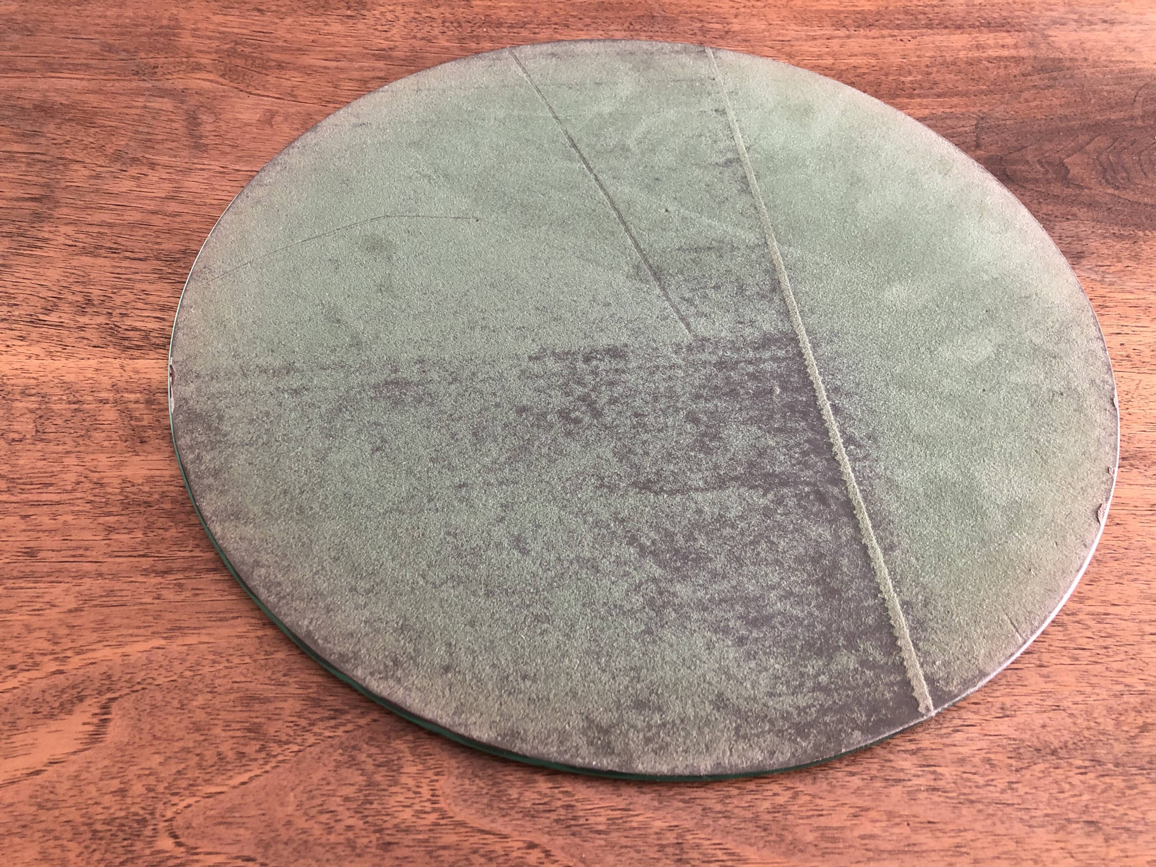 Miroir rond biseauté 32,5 cm