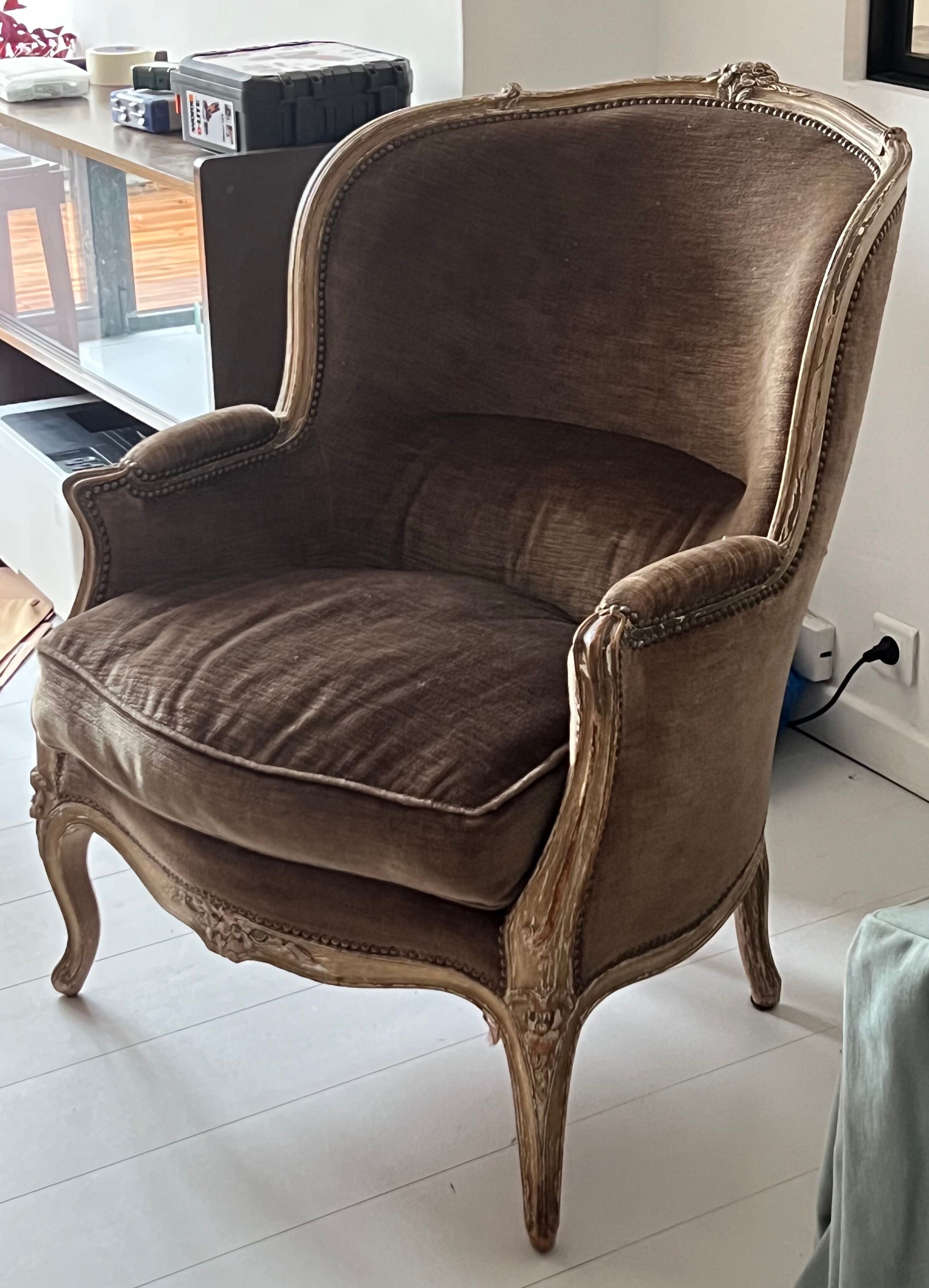 Armchair Bergère Louis XV