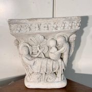 Reconstituted stone capital