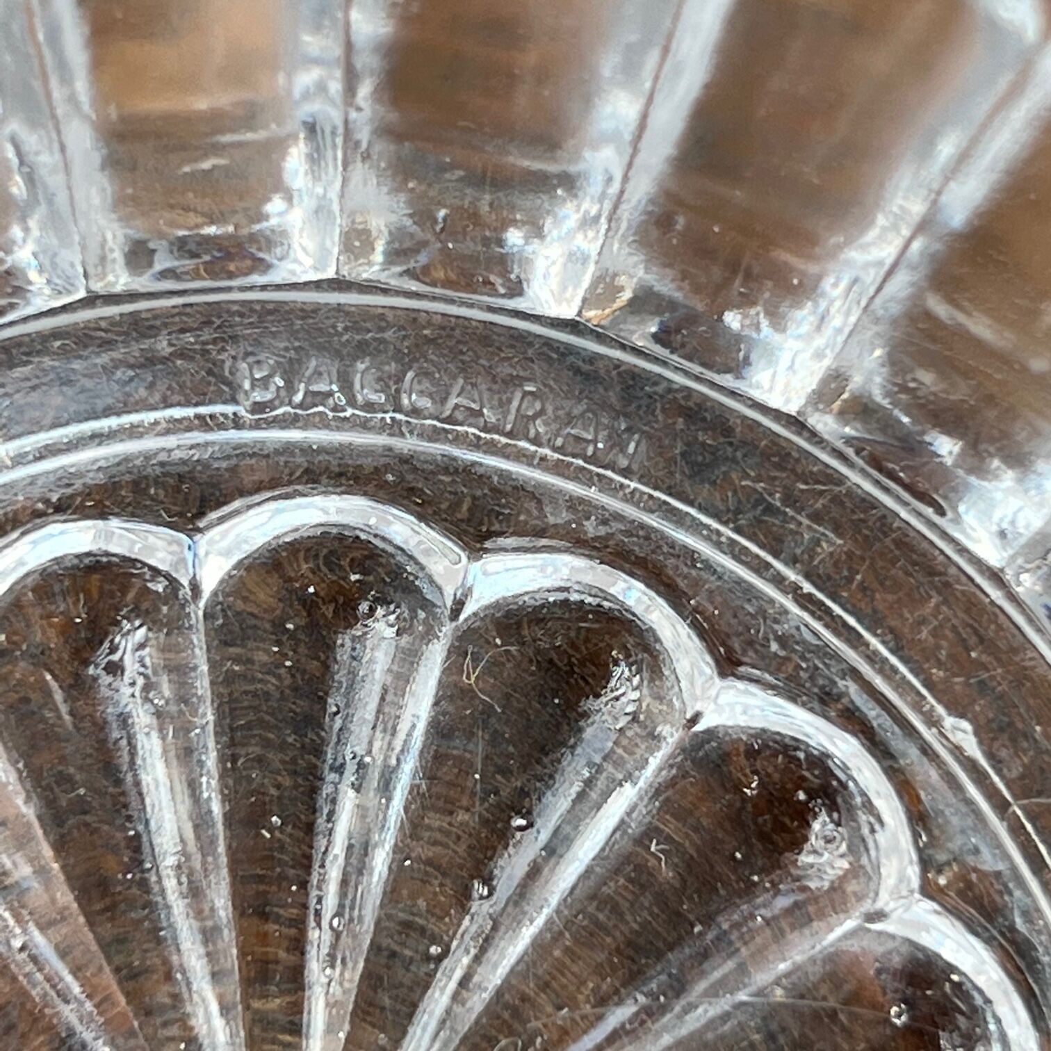 Baccarat crystal bucket