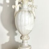 Lampe en forme d’amphore, albâtre, vers 1870