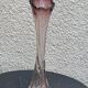 Soliflore vase in pink and purple glass, vintage corolla shape