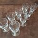 Set of 8 original digestif glasses