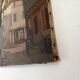 Painting of a French country village