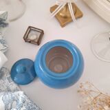 Ceramic pot / Sugar bowl / Blue sweet jar
