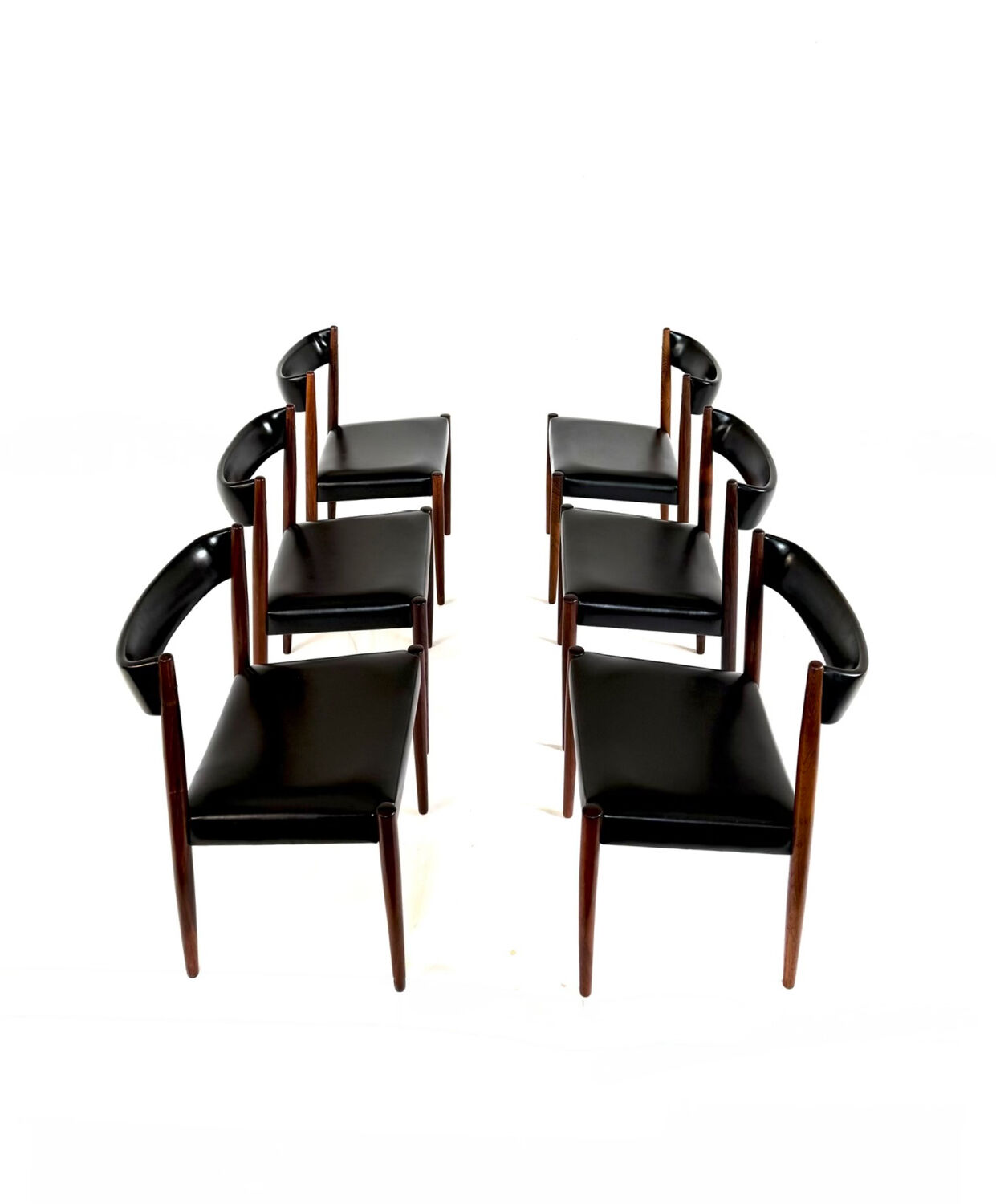 6x vintage Danish chair in Rosewood ‘60