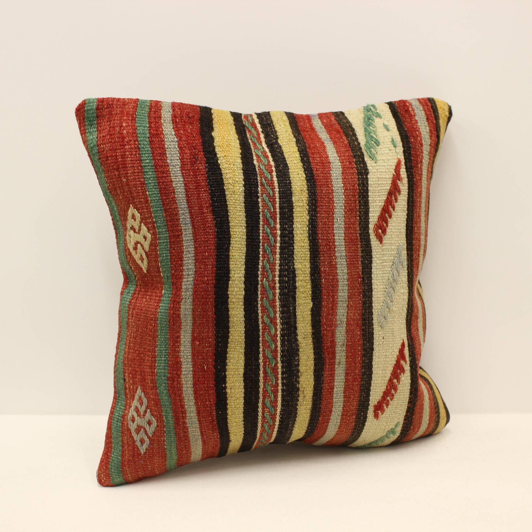 Turkish kilim cushion, 40x40 cm, k-1325