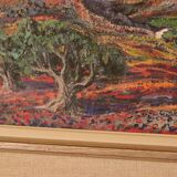 Original Swedish Oil on Canvas – “Bergsby Taragona” by Henry Eldin