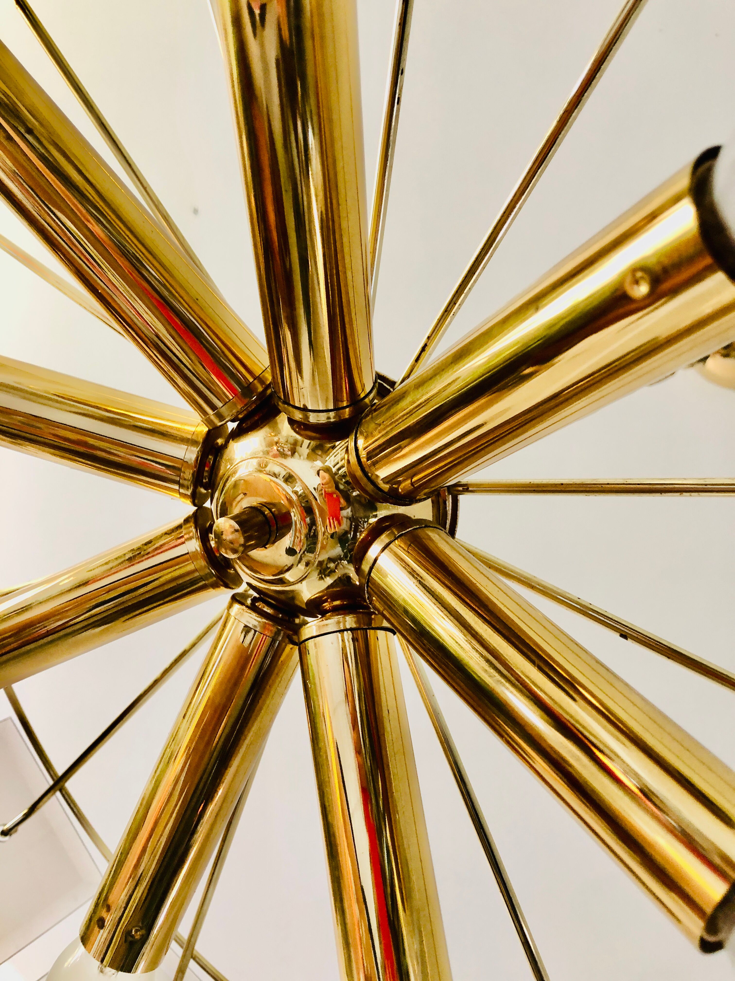 Large chandelier 8 burners 1970