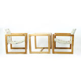 Ensemble fauteuils et table par Karin Mobring pour Ikea, années 1970