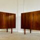 Vintage Danish mid-century matching rosewood sideboards 1960s