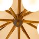 Lustre en laiton et opaline