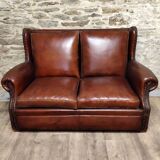 2 seater club sofa with wings