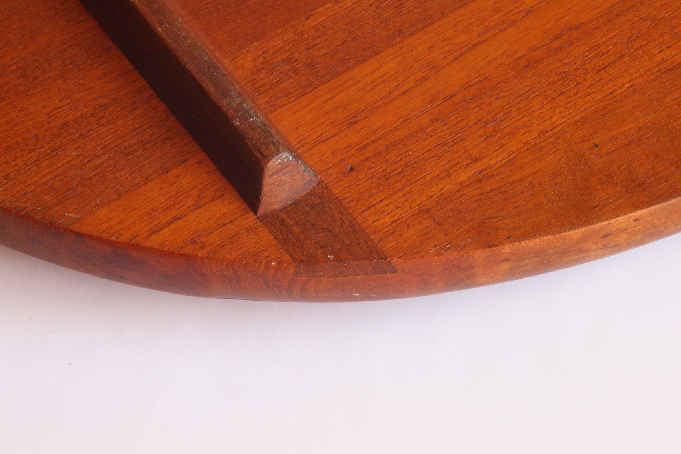 Oval Teak Wooden Serving Tray by Jens Quistgaard for Dansk Designs, Denmark 1960s.