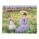 Suzanne Eisendieck (1908-1998) - Oil on canvas - "Sunday in the fields" - Signed