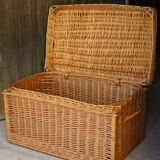 Large wicker trunk