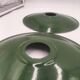 4 enameled sheet metal lampshades
