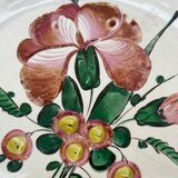 Assiette ancienne décor floral