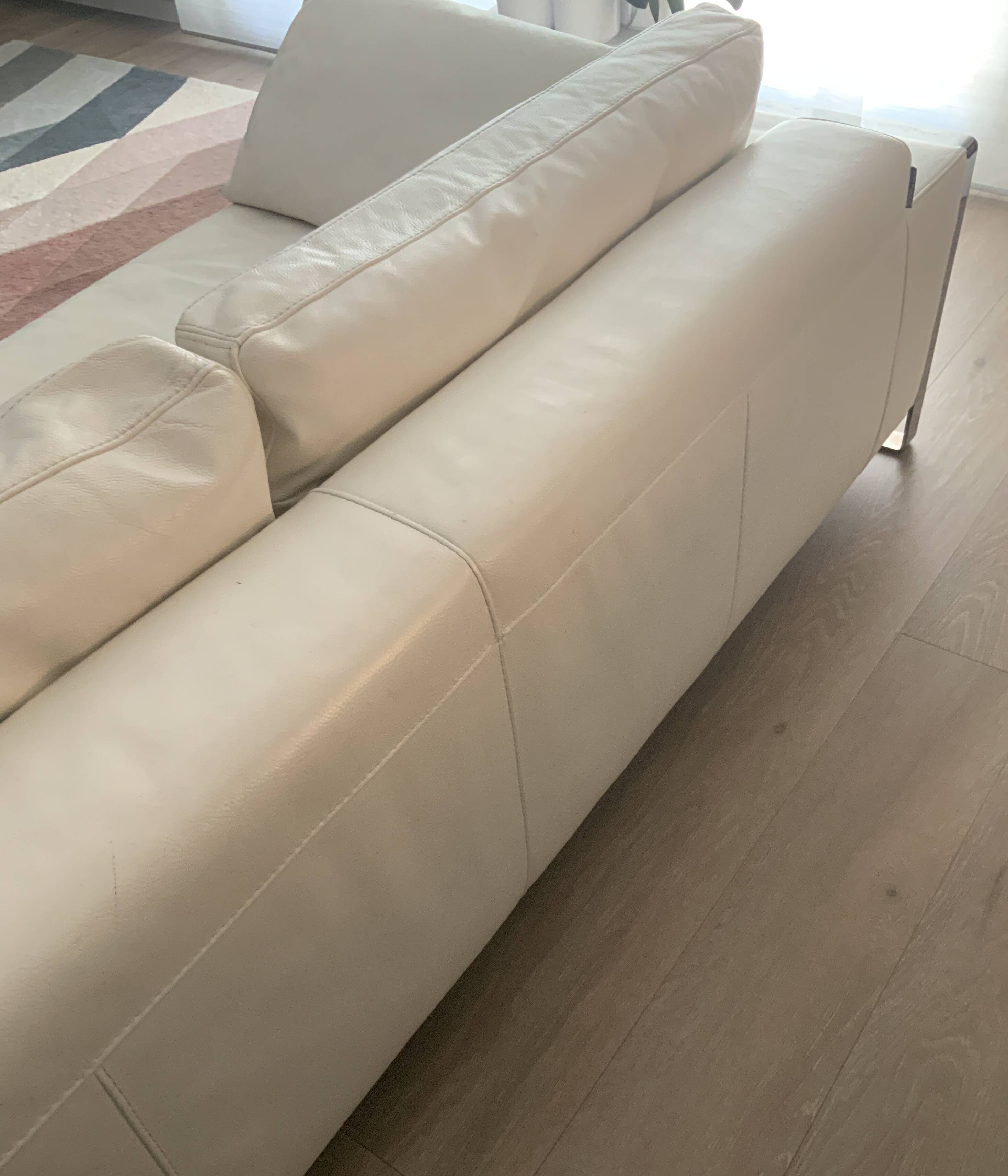 Roche Bobois leather sofa
