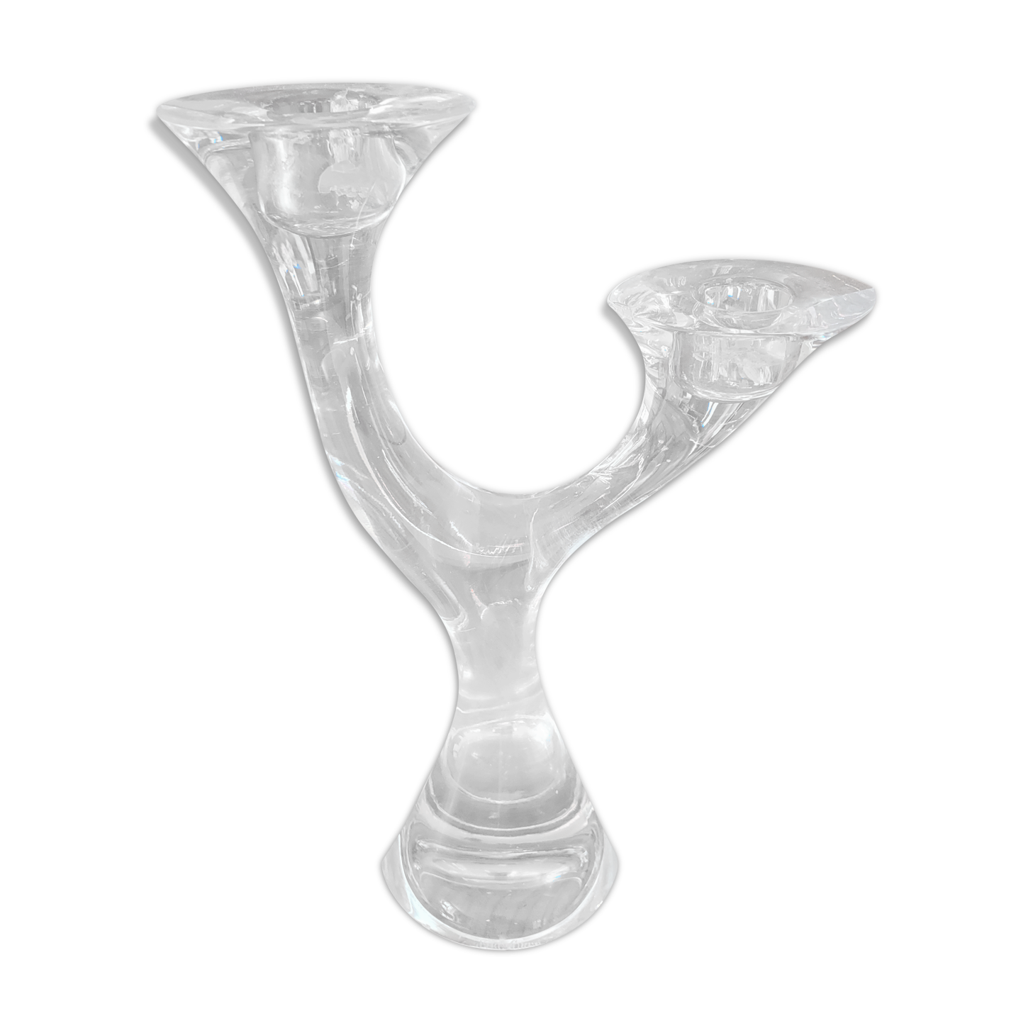 Crystal candle holder Marc Aurel